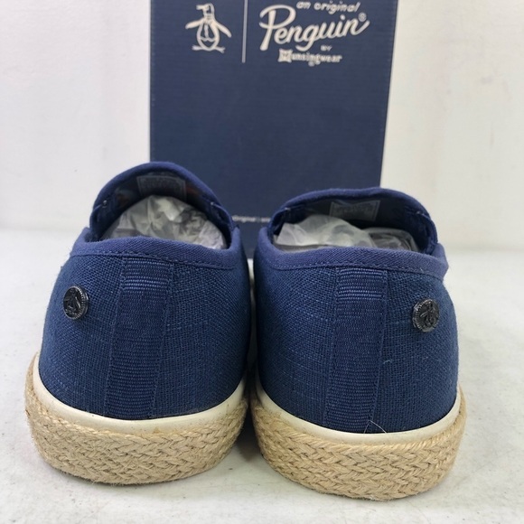 ORIGINAL Penguin Rodney Navy Slip On Loafers - Picture 8 of 10